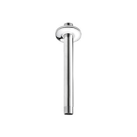 KEENEY MFG Round 8" Ceiling Shower Arm and Flange, Polished Chrome FCDEC0007